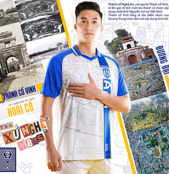 SLNA ra mắt trang phục độc chưa từng có trong lịch sử V.League