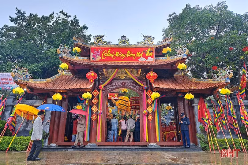 Khai ấn đền Trần tại Hà Tĩnh