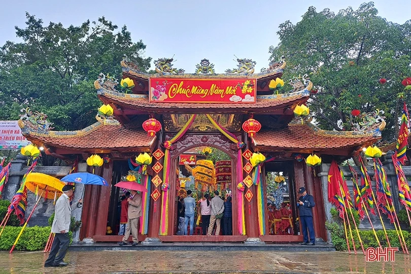 Khai ấn đền Trần tại Hà Tĩnh