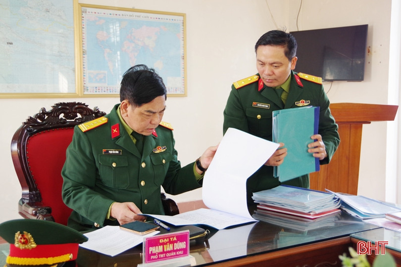 Quân khu 4 kiểm tra công tác chuẩn bị tiếp nhận chiến sỹ mới tại Trung đoàn 841