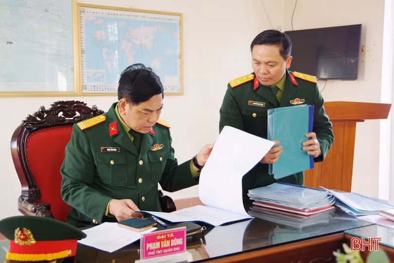 Quân khu 4 kiểm tra công tác chuẩn bị tiếp nhận chiến sỹ mới tại Trung đoàn 841