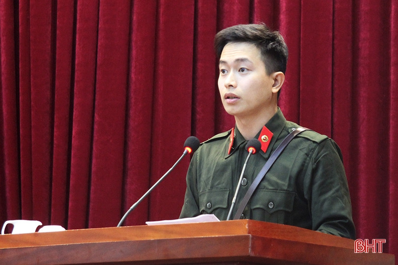 Gặp mặt động viên tân binh Nghi Xuân, Hương Sơn trước ngày nhập ngũ