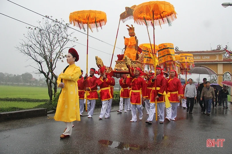 Khai ấn đền Trần tại Hà Tĩnh