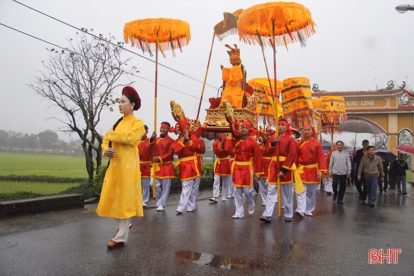 Khai ấn đền Trần tại Hà Tĩnh