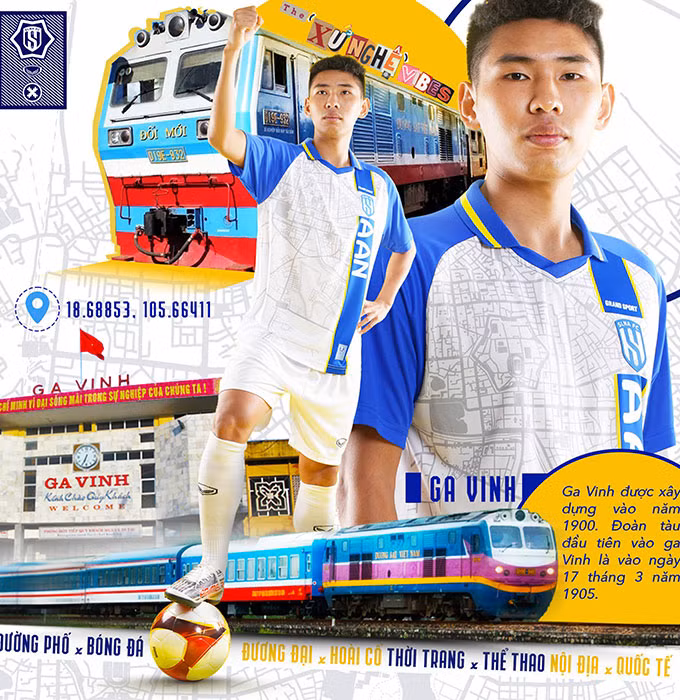 SLNA ra mắt trang phục độc chưa từng có trong lịch sử V.League