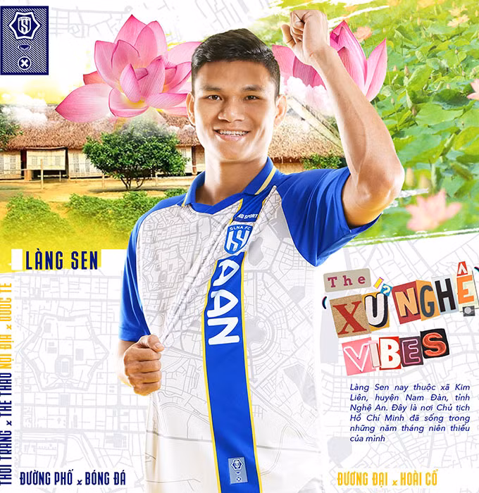 SLNA ra mắt trang phục độc chưa từng có trong lịch sử V.League