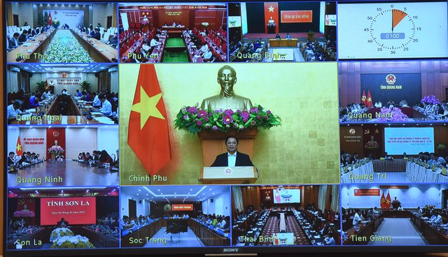 Thủ tướng chủ trì phiên họp Chính phủ thường kỳ với các địa phương