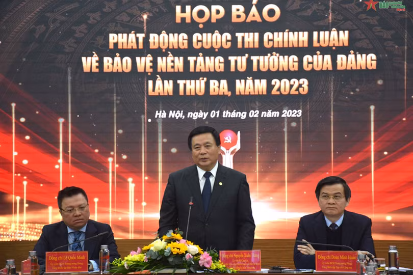 Phát động cuộc thi chính luận về bảo vệ nền tảng tư tưởng của Đảng năm 2023