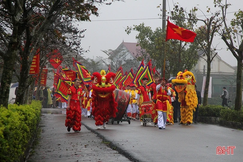 Khai ấn đền Trần tại Hà Tĩnh