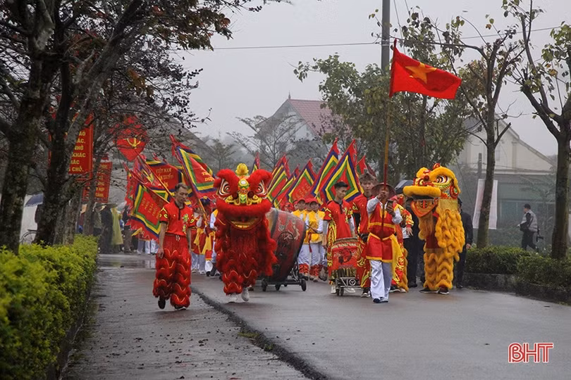 Khai ấn đền Trần tại Hà Tĩnh