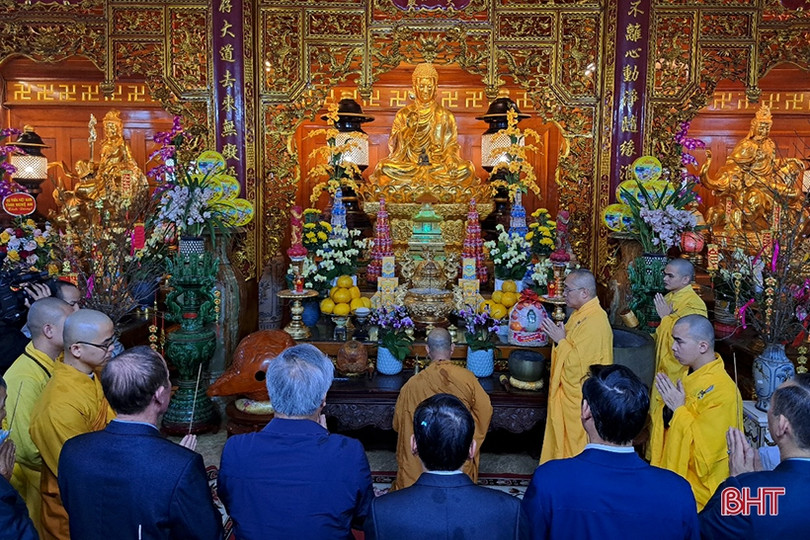 Khai ấn đền Trần tại Hà Tĩnh