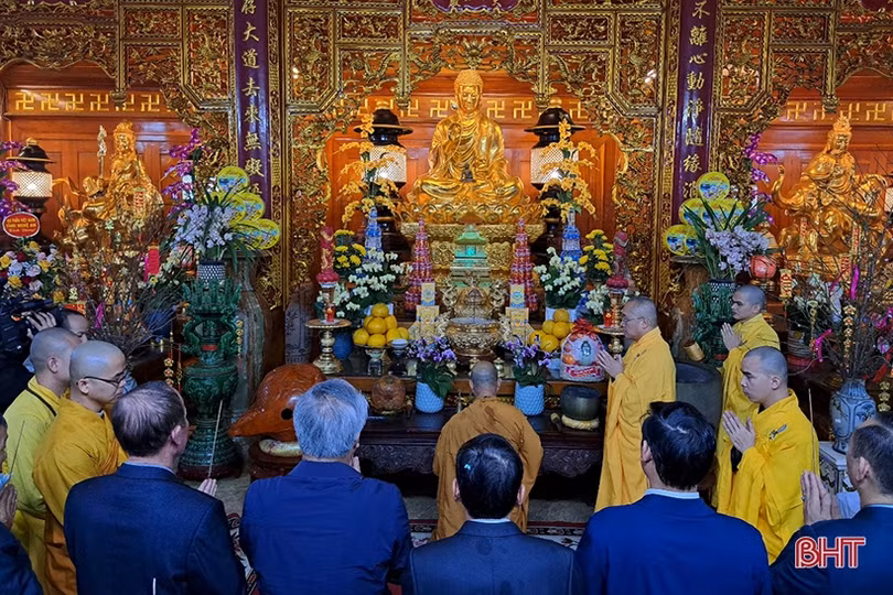 Khai ấn đền Trần tại Hà Tĩnh