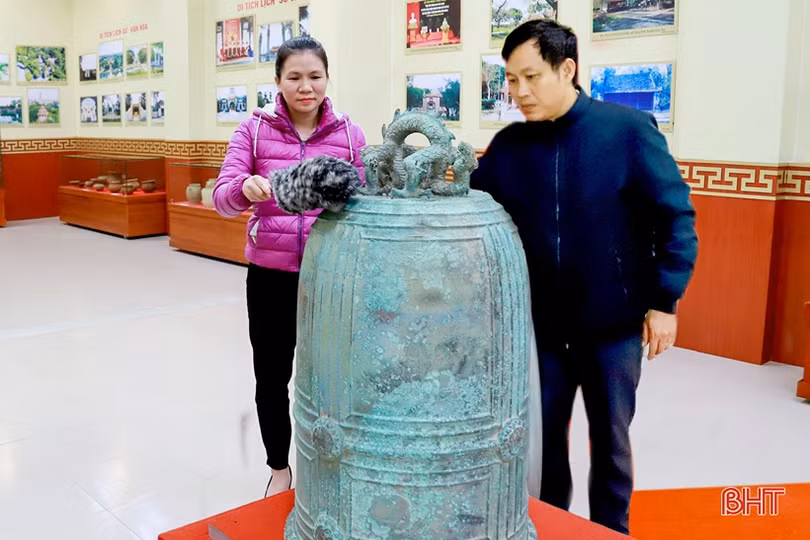 Chuông chùa Rối của Hà Tĩnh được công nhận là bảo vật quốc gia