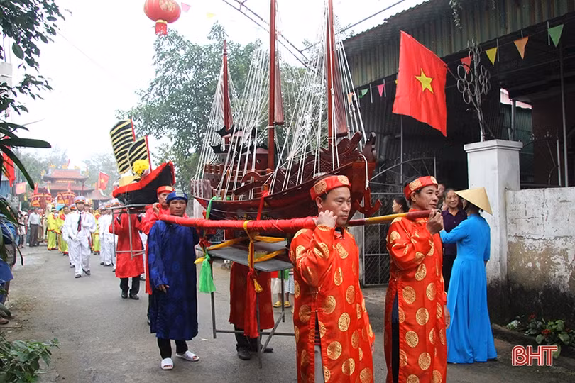 Khôi phục lễ hội cầu ngư làng Cam Lâm ở Nghi Xuân