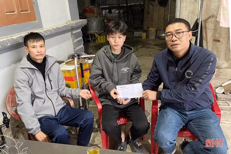 Công ty Xăng dầu Giang Nam hỗ trợ nhiều hoàn cảnh khó khăn ở Hà Tĩnh