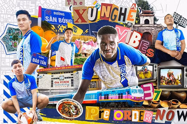 SLNA ra mắt trang phục độc chưa từng có trong lịch sử V.League