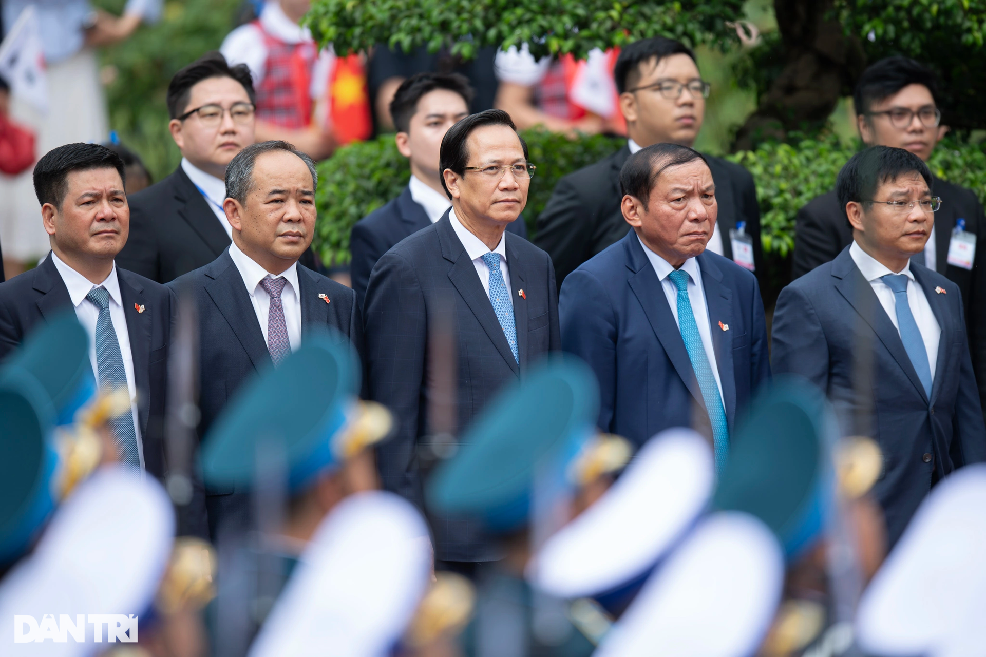 Chủ tịch nước Võ Văn Thưởng chủ trì lễ đón Tổng thống Hàn Quốc