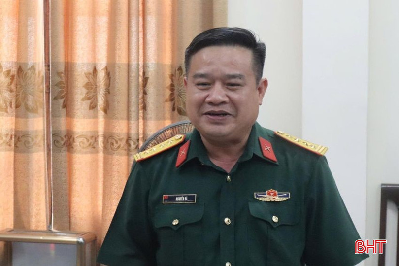 Đại diện Bộ Chỉ huy Quân sự tỉnh Hà Tĩnh phát biểu tại cuộc họp bqbht_br_thiet-ke-chua-co-ten-2.jpg