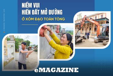 Niềm vui hiến đất mở đường ở xóm đạo toàn tòng