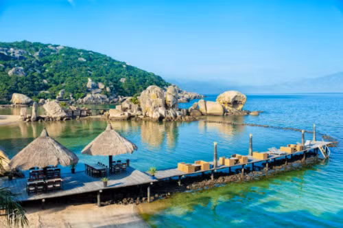 resort o cam ranh noi danh voi 3 bo phim dinh dam