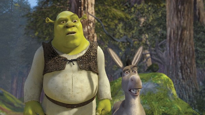 2004 - Shrek 2 (DreamWorks): Tiếp nối thành công của Shrek, xưởng DreamWorks thực hiện Shrek 2 và thêm một lần nữa giành chiến thắng vang dội tại phòng vé với 919,8 triệu USD. Ngay cả Harry Potter and the Prisoner of Azkaban (796 triệu USD) và Spider-Man 2 (783 triệu USD) cũng không phải là đối thủ dành cho gã chằn tinh hồi mùa hè 2004. nhung phim bom tan he an khach nhat the ky xxi