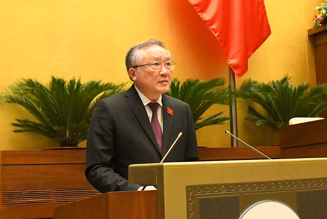 Quốc hội nghe báo cáo kết quả công tác tư pháp năm 2021