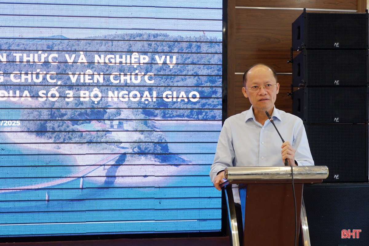 Phó Bí thư Tỉnh ủy, Phó Chủ tịch Thường trực UBND tỉnh Nguyễn Hồng Lĩnh phát biểu tại buổi khai mạc lớp tập huấn. bqbht_br_dscf1407.jpg