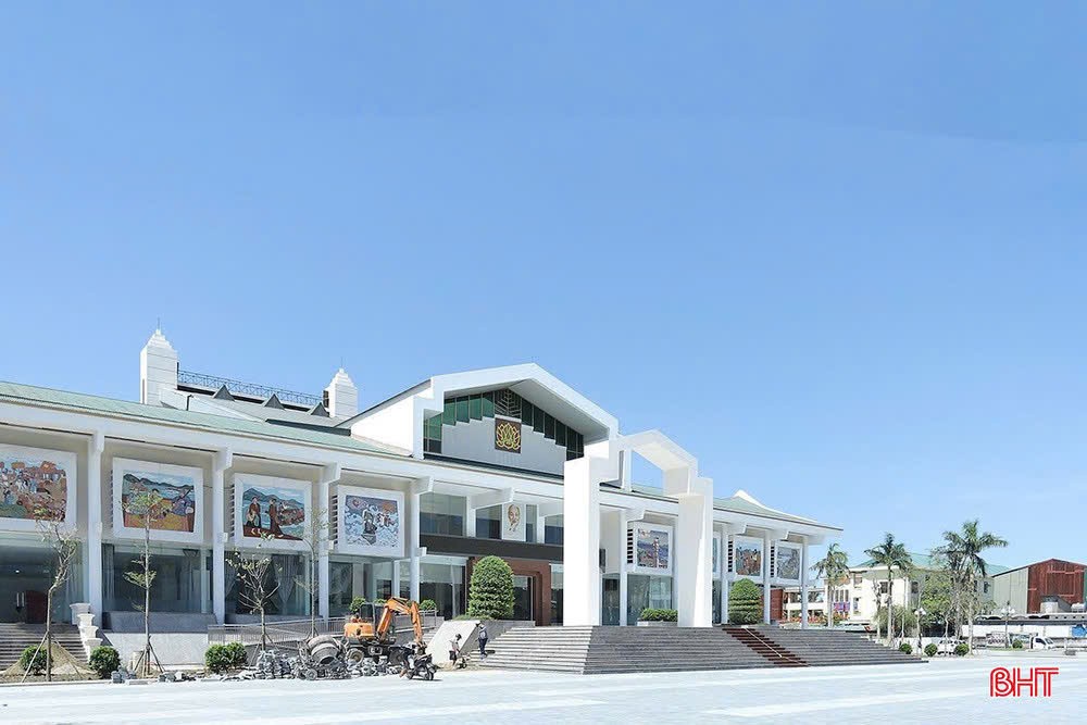 Trung tâm Văn hóa, Điện ảnh và Xúc tiến du lịch tỉnh Hà Tĩnh - nơi diễn ra Đại hội đại biểu Đảng bộ tỉnh lần thứ XX nhiệm kỳ 2025 - 2030. z7039138696109-d61d66b45304295b9bd37d14093de9b1.jpg