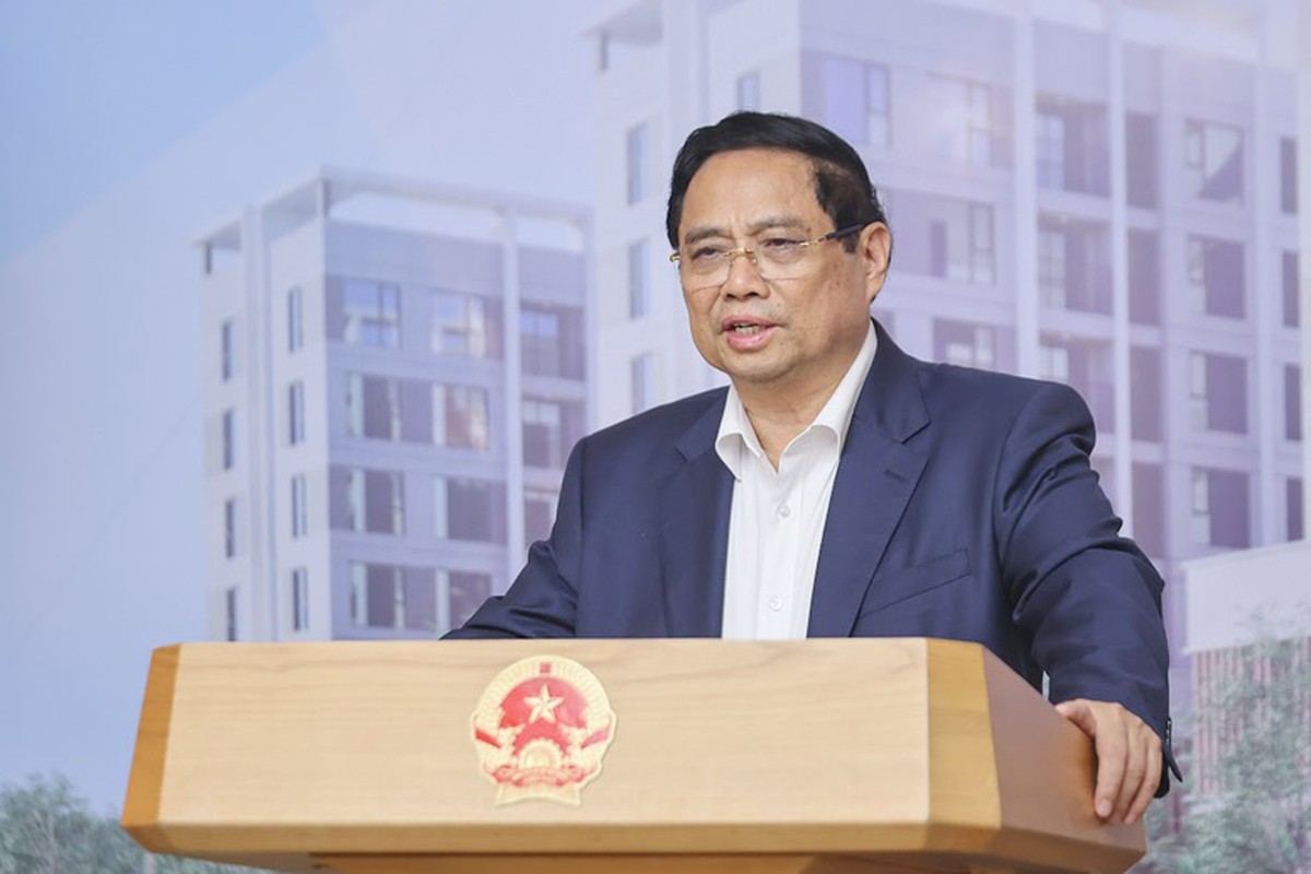 Thủ tướng Chính phủ Phạm Minh Chính phát biểu chỉ đạo tại hội nghị. Ảnh: VGP/Nhật Bắc img9323-17553091623221635824651.jpg
