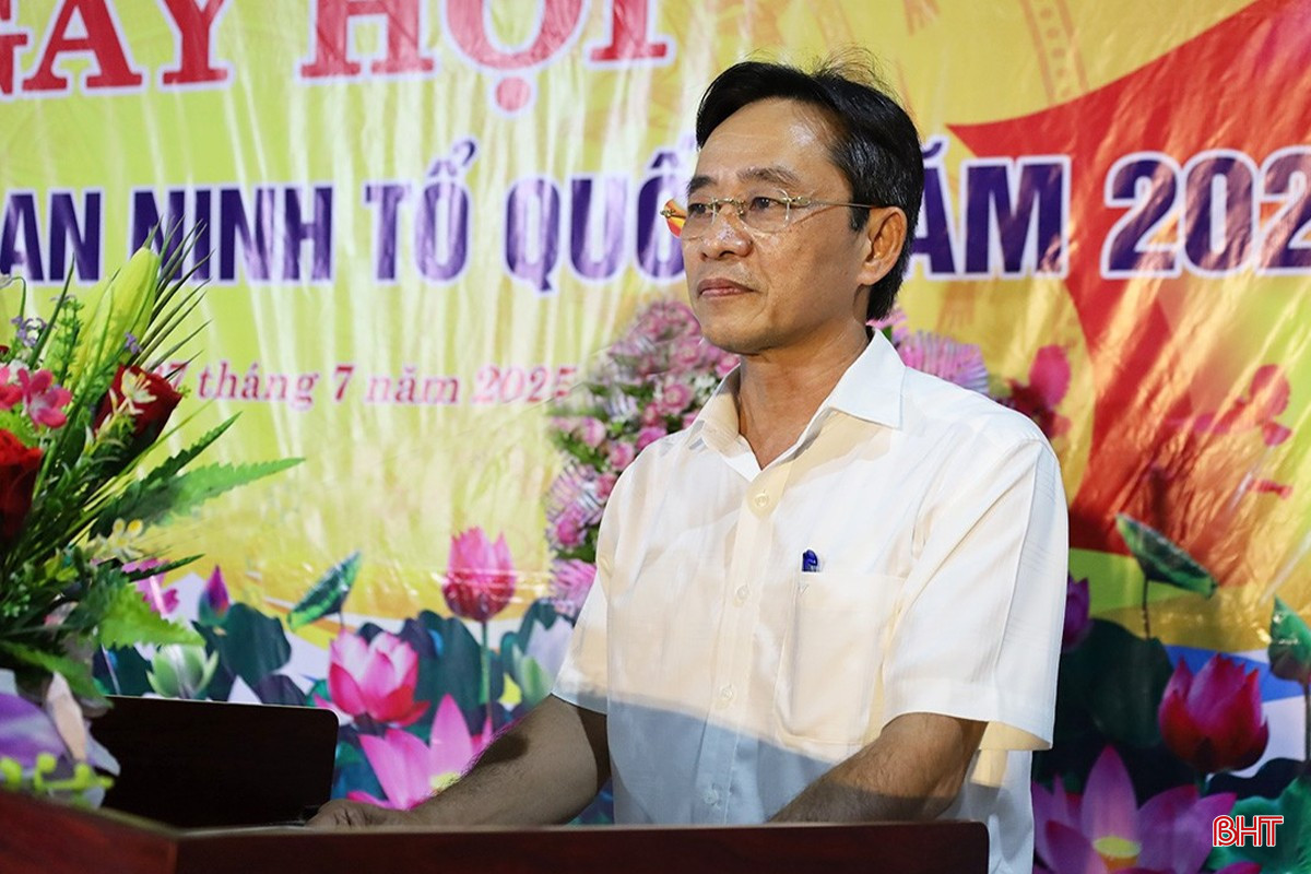 Phó Bí thư Thường trực Tỉnh ủy Trần Thế Dũng phát biểu chỉ đạo tại ngày hội. bqbht_br_anh13.jpg