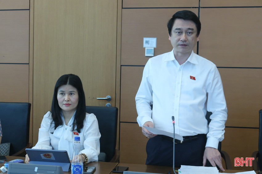 Đại biểu Lê Anh Tuấn - Thứ trưởng Bộ Ngoại giao đề nghị trong hồ sơ gửi thẩm định, thẩm tra và hồ sơ trình cần bao gồm nội dung đánh giá, rà soát về tính tương thích của dự thảo văn bản với các điều ước quốc tế có liên quan. bqbht_br_2leanhtuanchieu165v2-1.jpg