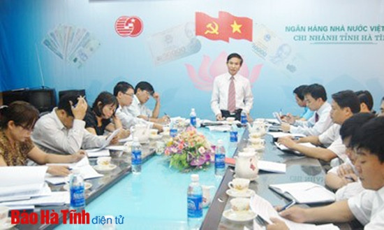  "Nhạc trưởng” của hoạt động ngân hàng trên địa bàn Hà Tĩnh ảnh 2