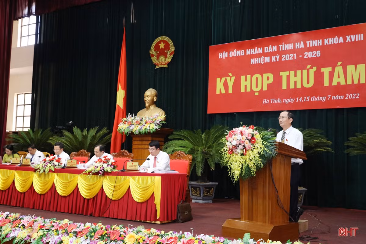 Kỳ họp thứ 8, HĐND tỉnh: Xem xét các chính sách có tác động lớn đến sự phát triển của Hà Tĩnh