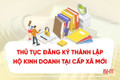 [Motion Graphics] Thủ tục đăng ký thành lập hộ kinh doanh tại cấp xã mới