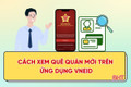 [Motion Graphics] Cách xem quê quán mới trên ứng dụng VNeID