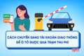 [Motion Graphics] Cách chuyển sang tài khoản giao thông để ô tô được qua trạm thu phí