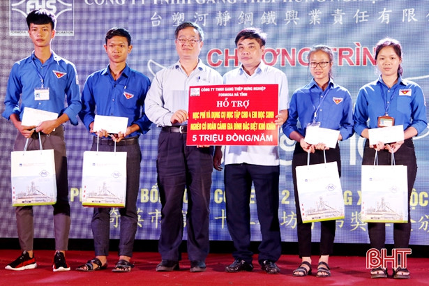 Formosa Hà Tĩnh hỗ trợ gần 3,7 tỷ đồng hoạt động an sinh xã hội