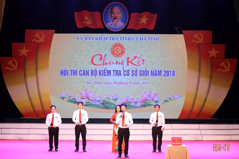 Chung kết Hội thi Cán bộ kiểm tra cơ sở giỏi tỉnh Hà Tĩnh