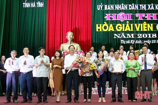 Phường Sông Trí nhất Hội thi hòa giải viên giỏi thị xã Kỳ Anh