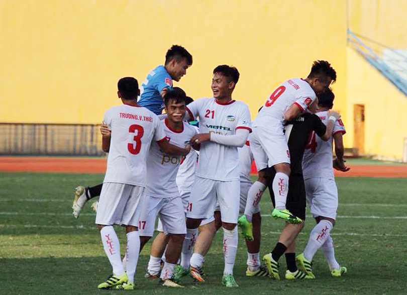 Bùi Tiến Dũng ghi bàn, Viettel thăng hạng V-League 2019