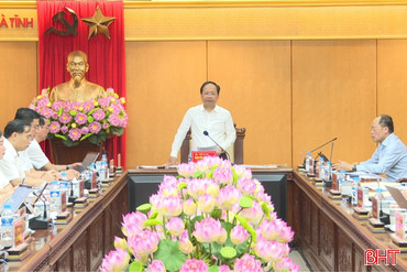 Đảm bảo Lễ kỷ niệm 120 năm Ngày sinh Tổng Bí thư Hà Huy Tập được tổ chức trang trọng, lan tỏa