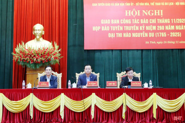 Họp báo tuyên truyền kỷ niệm 260 năm Ngày sinh Đại thi hào Nguyễn Du