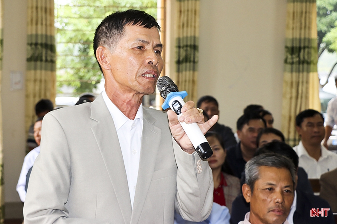 Chủ tịch UBND tỉnh Võ Trọng Hải tiếp xúc cử tri tại huyện Đức Thọ ảnh 3 Chủ tịch UBND tỉnh Võ Trọng Hải tiếp xúc cử tri tại huyện Đức Thọ