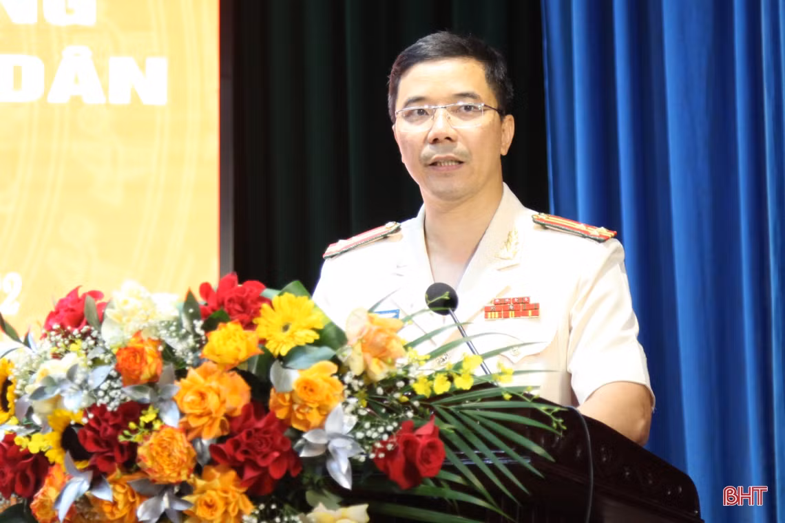 Xây dựng lực lượng Cảnh sát nhân dân Công an Hà Tĩnh ngày càng tinh nhuệ, hiện đại