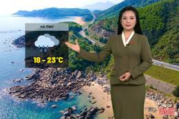 Dự báo thời tiết Hà Tĩnh ngày 13/3: Trưa chiều giảm mây, có lúc hửng nắng