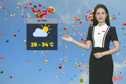 Dự báo thời tiết Hà Tĩnh ngày 5/9: Ngày nắng, nhiệt độ cao nhất 34 độ C
