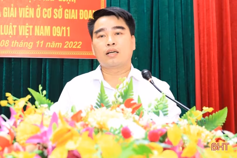 Hương Sơn tiếp tục đổi mới hình thức tuyên truyền Luật Phổ biến giáo dục pháp luật