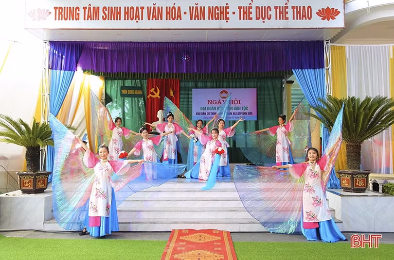 Thể thao, văn nghệ thắt chặt tình đoàn kết của người dân Hà Tĩnh