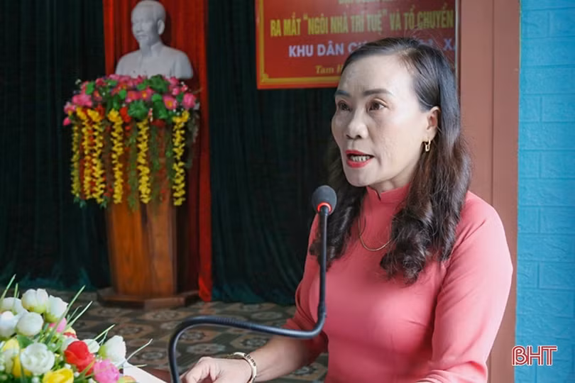 Ra mắt tổ chuyển đổi số cộng đồng trong Ngày hội Đại đoàn kết ở Kỳ Ninh