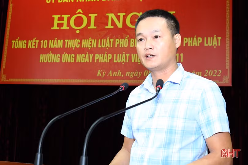 Huyện Kỳ Anh đa dạng hình thức phổ biến, giáo dục pháp luật cho người dân